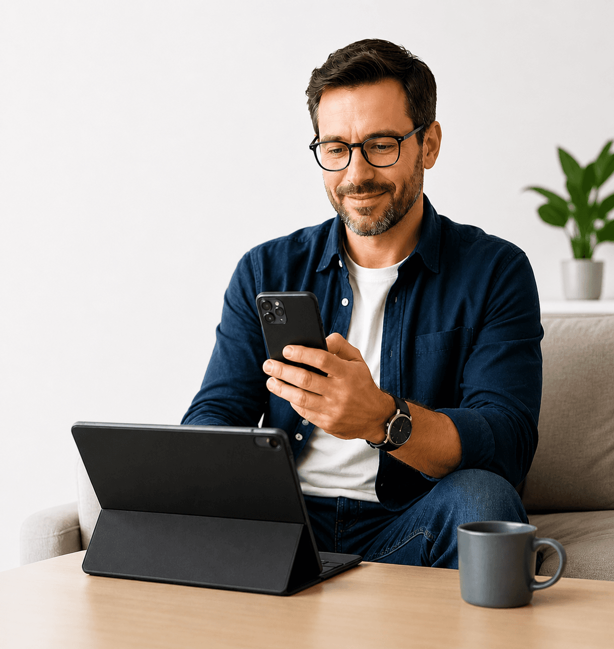 Provider on phone and tablet